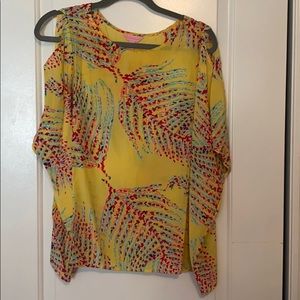 Lilly Pulitzer Silk Top Size L